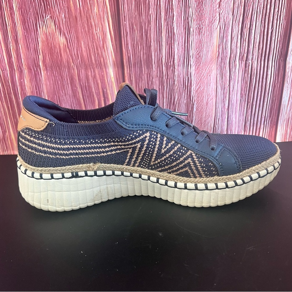 Skechers Navy Modern Comfort Wilshire Sneakers, W - Picture 5 of 15